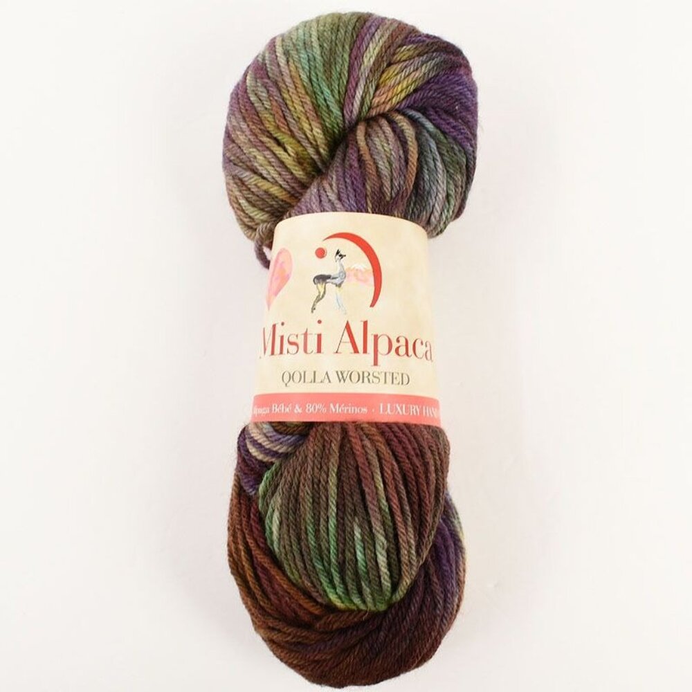 Misti Alpaca Qolla Worsted Yarn Merino Wool Baby Alpaca Frida Colorway